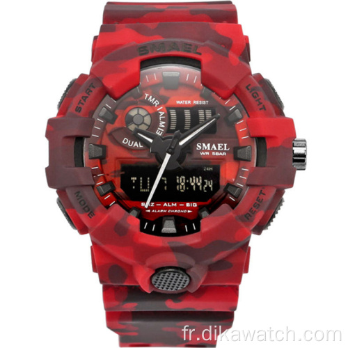 Montre de sport cowboy de luxe de marque SMAEL